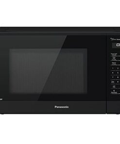 Panasonic NN-SN65KB Microwave Oven with Inverter Technology 1200W, 1.2 cu.ft. Small Genius Sensor One-Touch Cooking, Popcorn Button, Turbo Defrost-NN-SN65KB (Black)