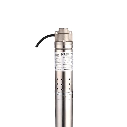 ZYIY 2Inch Stainless Steel Screw Well Pump 220V/60Hz Submersible Deep Well Pump 0.5Hp 164ft Water Well Pump 50mm Bore Deep Well Pump 4.4GPM with 50ft Cable Electric Water Pump for Garden Farmland Home - Image 7