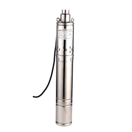 ZYIY 3.5 Inch Tube Stainless Steel Deep Well Pump 1HP Submersible Screw Well Pump 220-240V/60Hz Well Water Pump Max.Head 100m/328ft Flow 8GPM 90mm Well Pump for Home and Industrial Garden Agricultural - Image 5