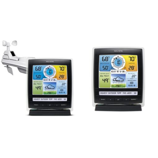 AcuRite Iris (5-in-1) Indoor/Outdoor Wireless Weather Station and Add-On Display for 5-in-1 Weather Sensors