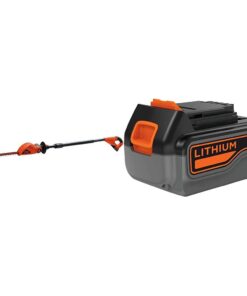 BLACK+DECKER 20V MAX Cordless Pole Hedge Trimmer, 18-Inch with Extra 4-Ah Lithium Ion Battery Pack (LPHT120 & LB2X4020)