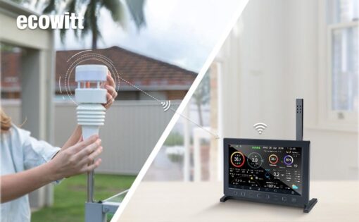 ECOWITT Wittboy Pro Weather Station HP2564, with 7 Inch HP2560 TFT Display Console and WS90 Outdoor Weather Sensor, Supports WU/WeatherCloud/Wow/Ecowitt Servers,915 MHz - Image 3
