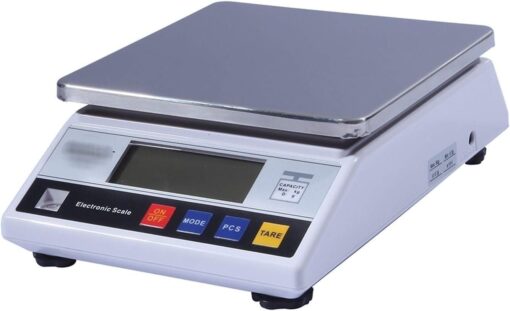 ZOCWJK for Kitchen and Jewelry High Precision Electronic Scale Waterproof Home Baking Kitchen Scale Supermarket Weighing Platform Scale(One Color-10kg/0.1g - Image 4