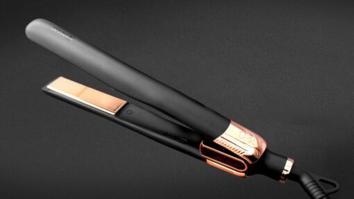 SRI StyleQ Flat Iron Hair Straightener Styler with GraphFlow Techonology, Negative Ions, Infrared Light Therapy, 12 Heat Settings - for Straight, Smooth Styles or Waves and Curls on All Hair Types - Image 3