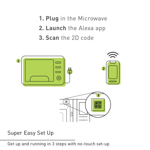 Panasonic NN-SV79MS 1.4 cu.ft Smart Inverter Works with Alexa Countertop Microwave Oven 1200Watt Power with Genius Sensor Cooking, Stainless Steel - Image 6