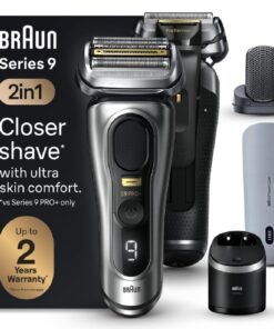 Braun Series 9 PRO+ Electric Shaver, Shaving Kit with 5 Pro Shave Elements and ProComfort Head, SmartCare Center