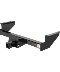 CURT 13184 Class 3 Trailer Hitch, 2-Inch Receiver, Fits Select Toyota Tundra, GLOSS BLACK POWDER COAT