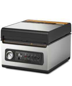 [2023 New] Wevac 10 inch Chamber Vacuum Sealer, ideal for liquid or juicy food including Fresh Meats, Soups, Sauces and Marinades. Visible vacuum degree, Professional sealing width, Commercial machine