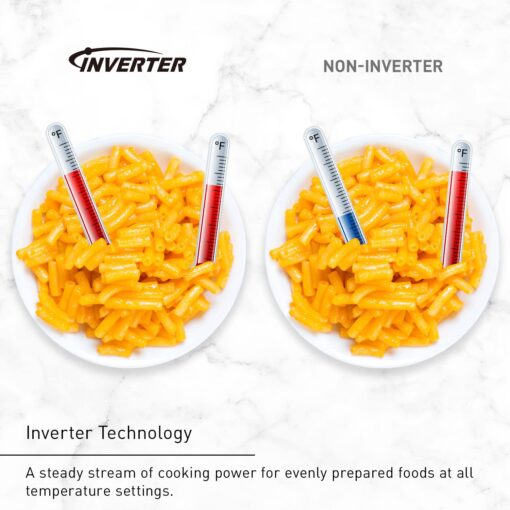 Panasonic NN-SV79MS 1.4 cu.ft Smart Inverter Works with Alexa Countertop Microwave Oven 1200Watt Power with Genius Sensor Cooking, Stainless Steel - Image 5
