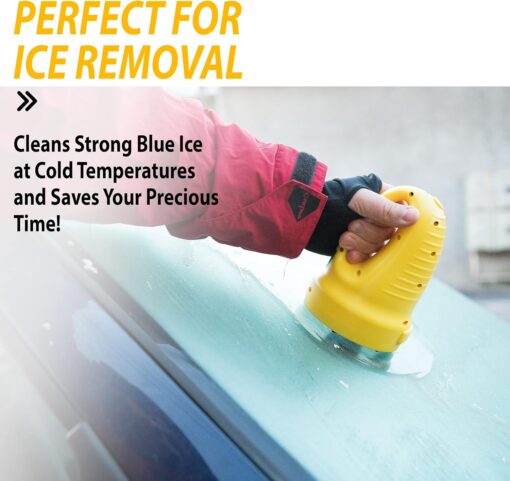 ZONETECH USB Rechargeable Electric Snow Ice Scraper - Premium Quality Portable Cordless Ice/Snow Scraper for Car Windshield Glass Snow Removal Car Scraper Defrosting Deicing Cleaning Tool (10-Pack) - Image 5