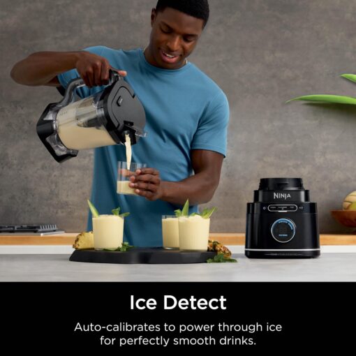 Ninja TB401 Detect Kitchen System Power Blender + Processor Pro, BlendSense Technology, Blender, Chopping & Smoothies, 1800 Peak Watts, 72 oz. Pitcher, 64 oz. Food Processor, 24 oz. To-Go Cup, Black - Image 15