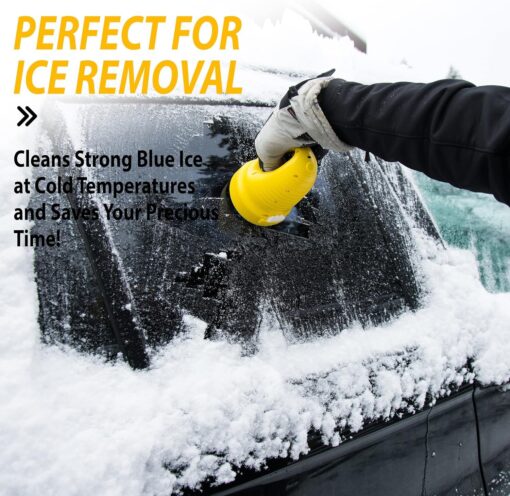ZONETECH USB Rechargeable Electric Snow Ice Scraper - Premium Quality Portable Cordless Ice/Snow Scraper for Car Windshield Glass Snow Removal Car Scraper Defrosting Deicing Cleaning Tool (10-Pack) - Image 3