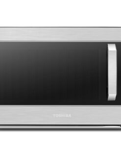 Toshiba ML-EM62P(SS) Large Countertop Microwave with Smart Sensor, 6 Menus, Auto Defrost, ECO Mode, Mute Option & 16.5" Position Memory Turntable, 2.2 Cu Ft, 1200W, Stainless Steel