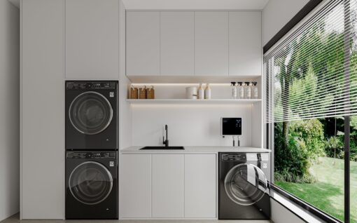 SantiCleana Ozone Laundry Washer System - 2 Outlets! - Stainless Sprayer - Black Hose - Image 6